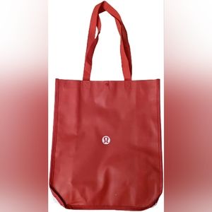 LULULEMON Reusable Carryall Tote in Red 11x9